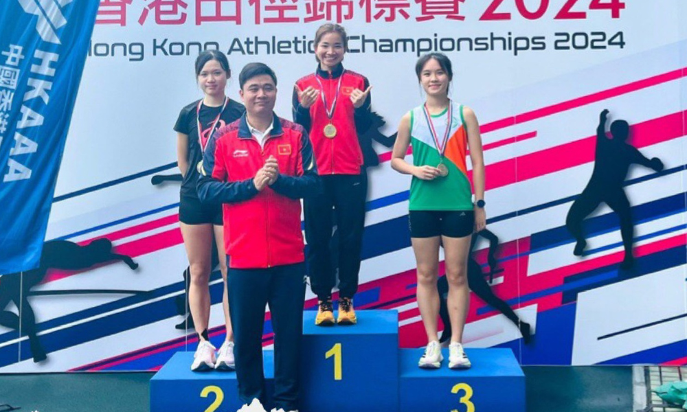 Bac Giang star runner wins two golds at Hong Kong (China) Athletics Championship